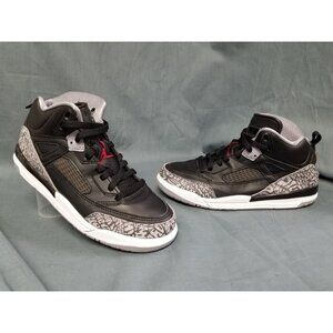 Jordan Spizike Sneakers Black Cement Size 2Y Dispaly BRAND NEW NO BOX!